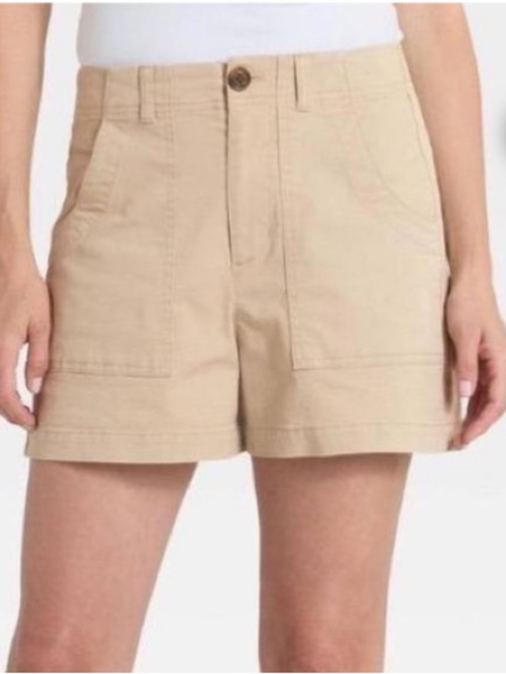 Universal Thread Women’s Light Olive Utility High-Rise Pocket Shorts